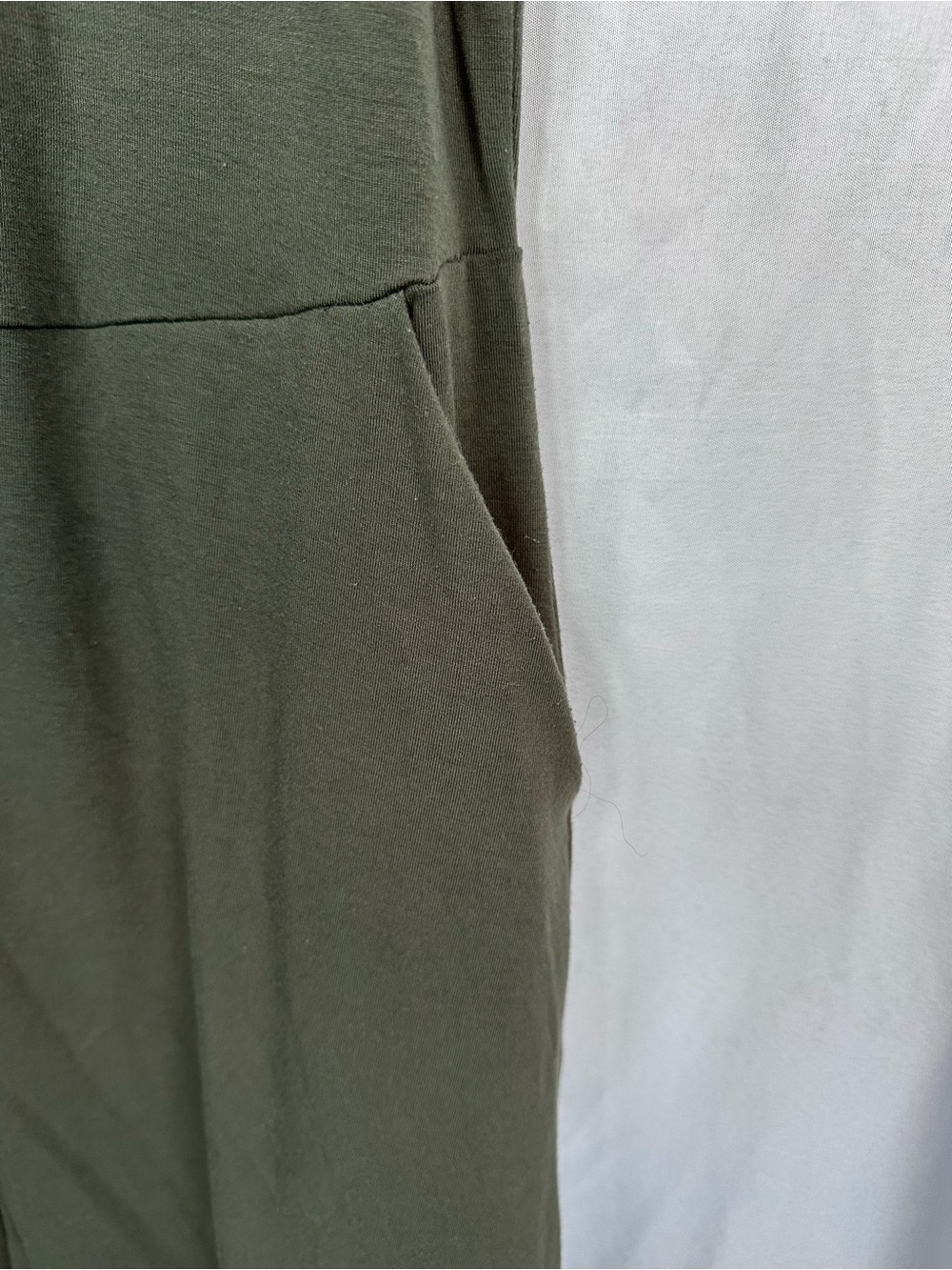 Torrid Olive Green Sleeveless Maxi Jersey Button-Front Dress Size 1 - Picture 8 of 10